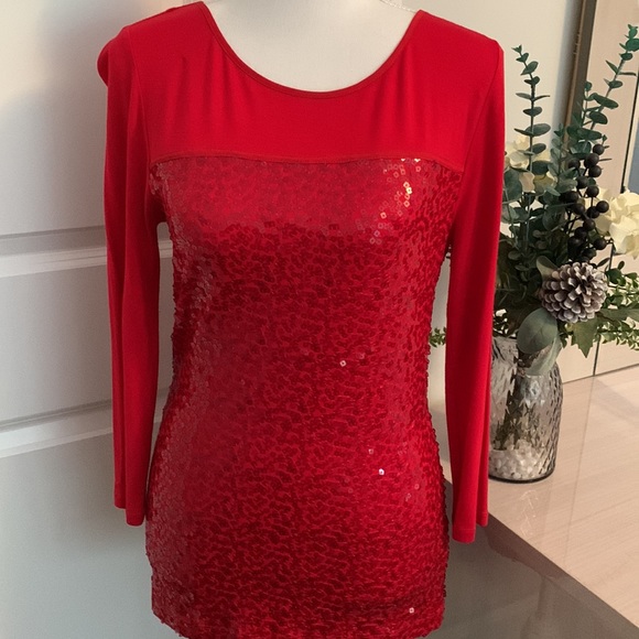 Calvin Klein sequin top size XS - Picture 2 of 7